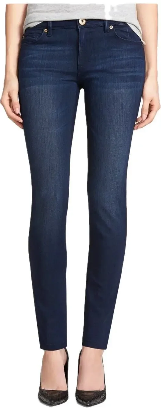 DL 1961 Emma Power Leggings Women's 32 Dark Blue S Stretch Jeggings